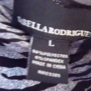 Isabella Rodriguez Zebra Print Tunic